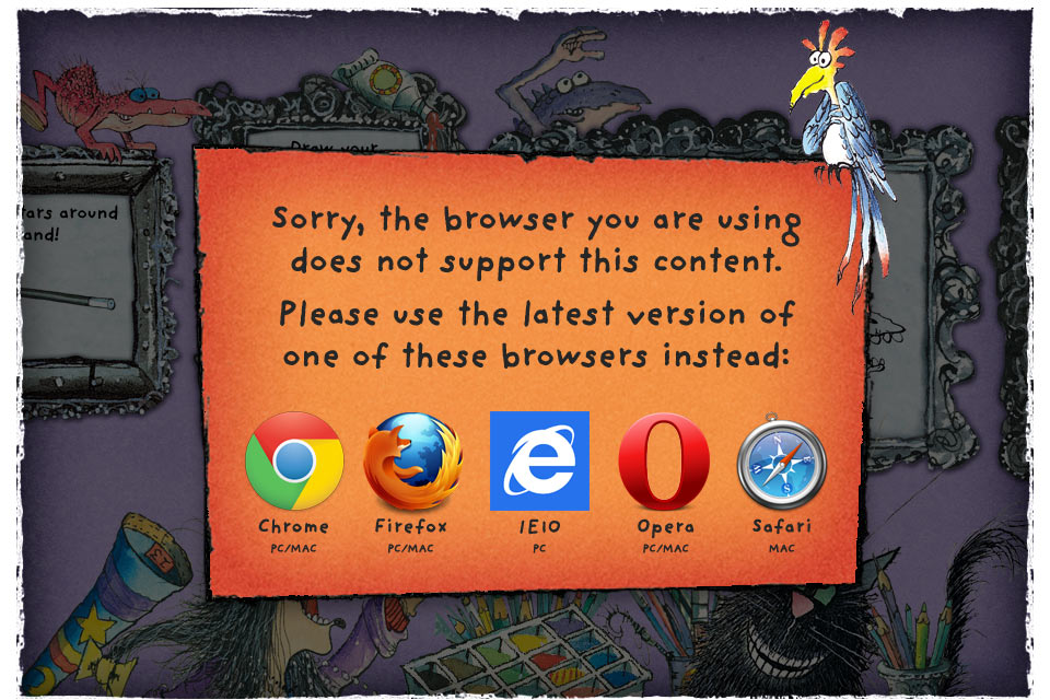 please update your browser!